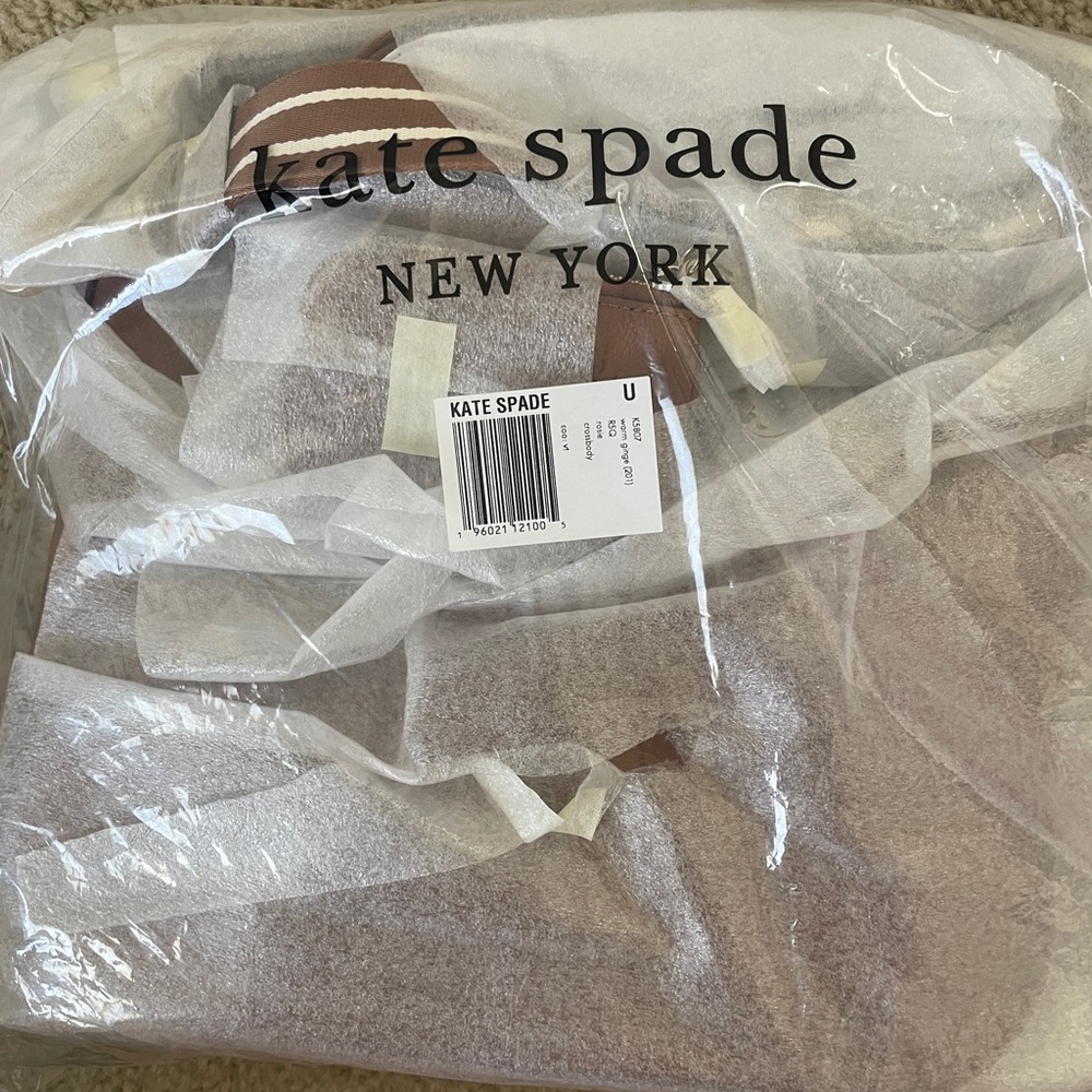 Kate Spade Rosie Crossbody Bag- Warm Beige/Gingerbread - Picture 9 of 11